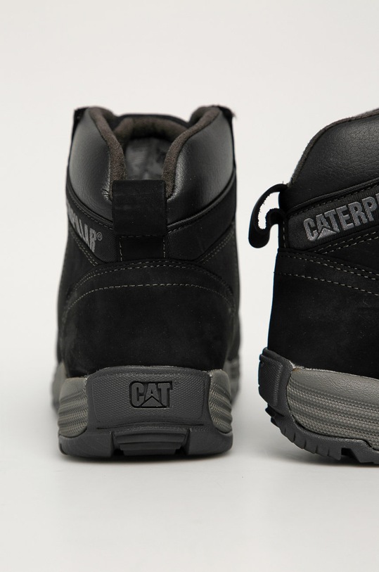 Încălțăminte Caterpillar - Pantofi de piele intoarsa Supersede P719133 negru