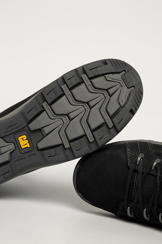 Caterpillar - Pantofi de piele intoarsa Supersede negru P719133