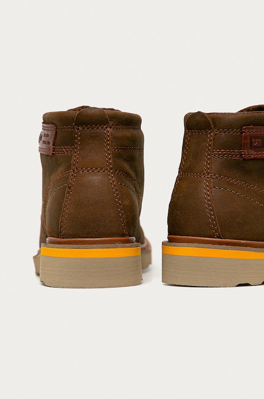 Boty Kožené boty CAT Footwear Jackson P724712 hnědá