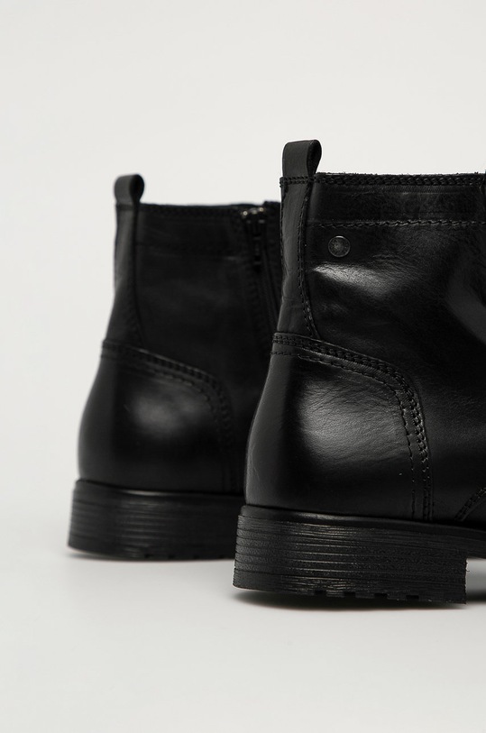Încălțăminte Jack & Jones - Ghete de piele 12164232 negru