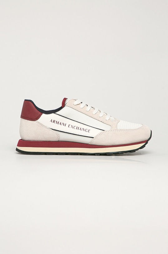 Armani Exchange – Buty tekstylny biały XUX083.XV263