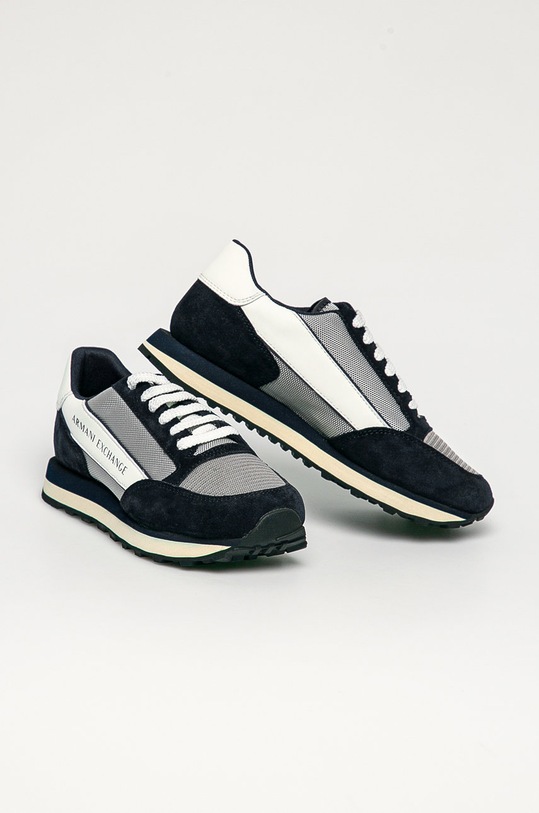 Topánky Armani Exchange XUX083.XV263 tmavomodrá AA00