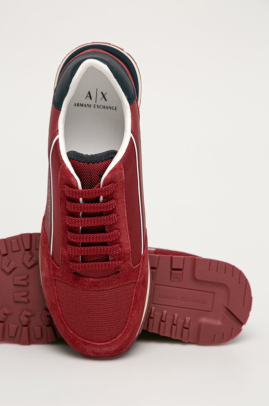 Armani Exchange – Buty XUX083.XV263 bordowy