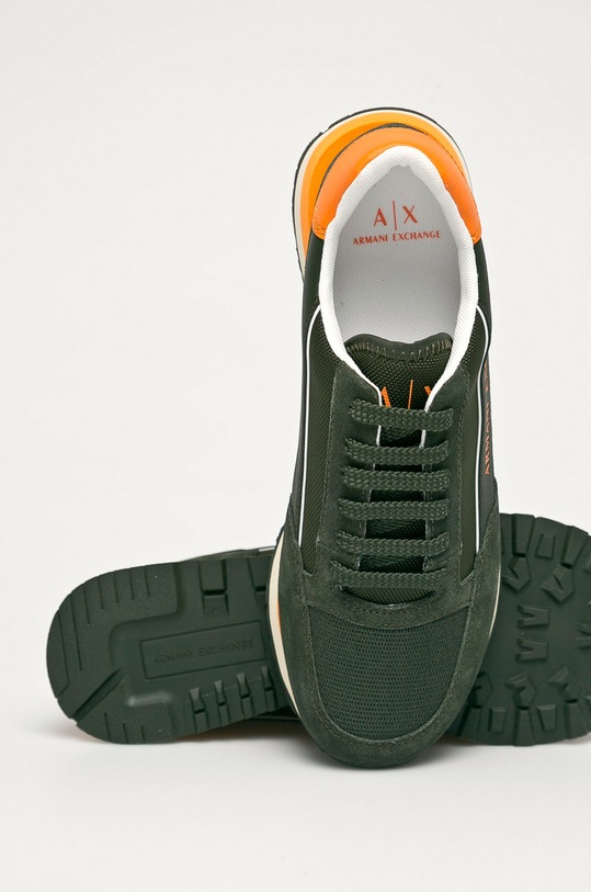 Armani Exchange – Buty zielony XUX083.XV263
