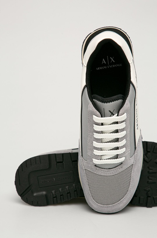 Boty Armani Exchange šedá XUX083.XV263