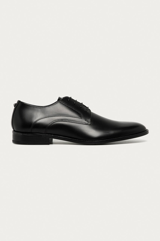 Karl Lagerfeld - Kožené polobotky přírodní kůže černá KL12220.KL12220