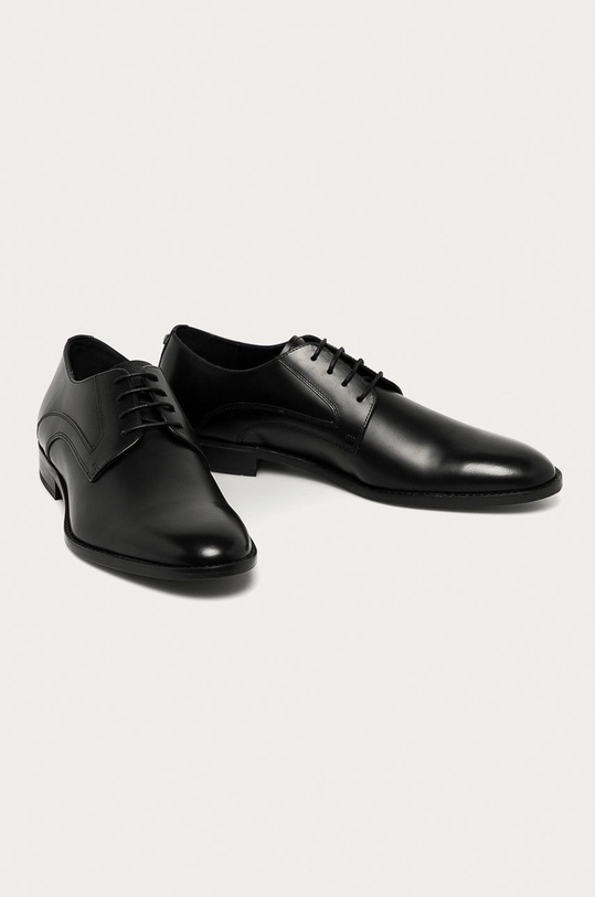 Karl Lagerfeld - Kožené polobotky KL12220.KL12220 černá AW20