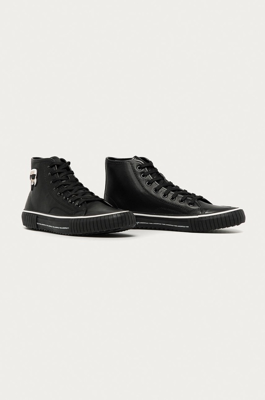 Karl Lagerfeld - Kožené kecky KL50155.00X černá AW20