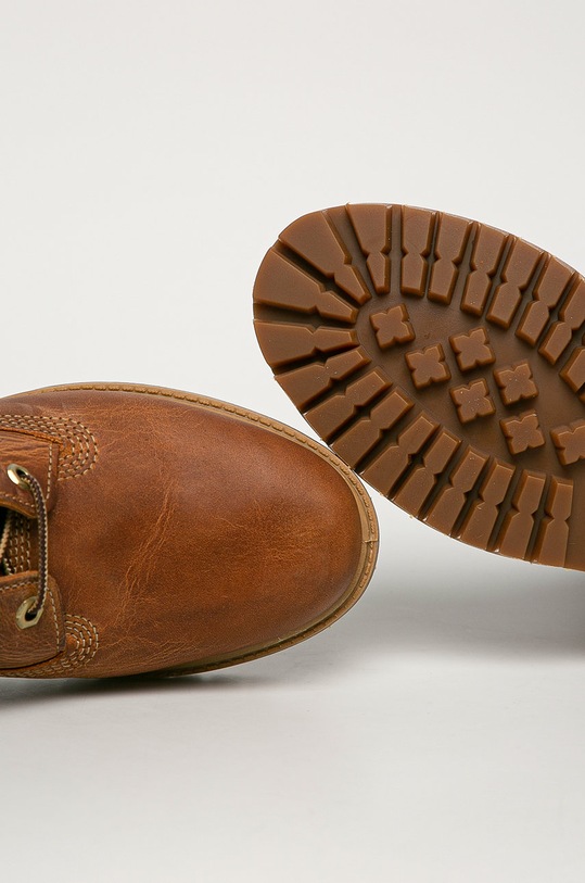 Timberland Ghete de piele Heritage 6" Premium maro TB0270942141