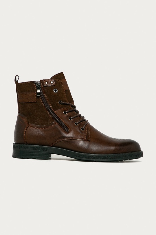 Lee Cooper - Kožené boty casual hnědá LCJ.20.33.153