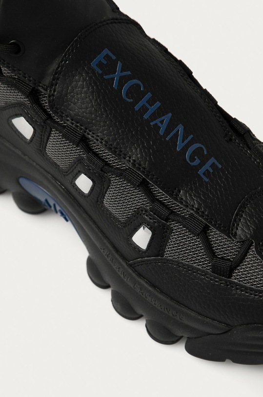 Armani Exchange - Boty XUX074.XV244 černá