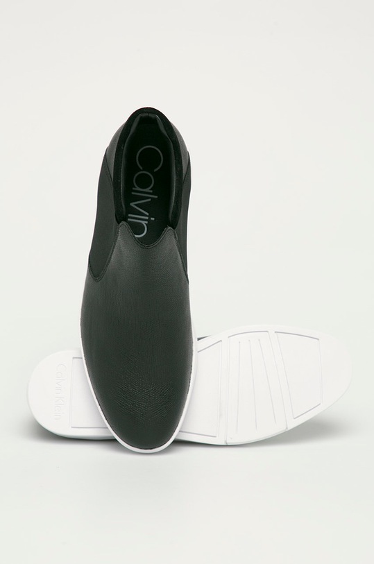 Calvin Klein - Buty skórzane czarny F0938