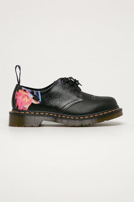 Dr. Martens - Kožené poltopánky 1461 Black Sabbath usňová koža čierna 26316001