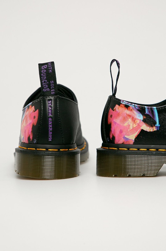 Boty Dr. Martens - Kožené polobotky 1461 Black Sabbath 26316001 černá