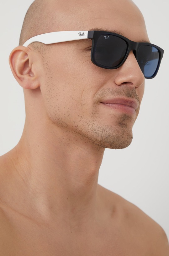 Ray-Ban - Okulary JUSTIN 0RB4165.651180.51 0RB4165.651180.51 granatowy AA00
