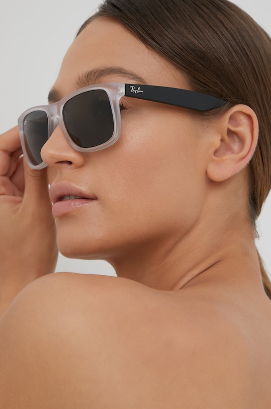 Doplnky Ray-Ban - Okuliare JUSTIN 0RB4165.651287.55 sivá