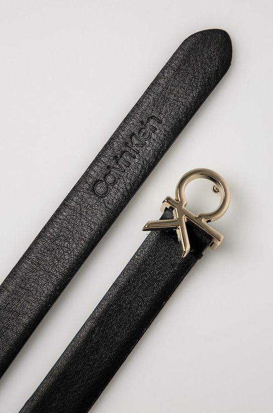 Calvin Klein - Curea de piele K60K607333 negru AW20