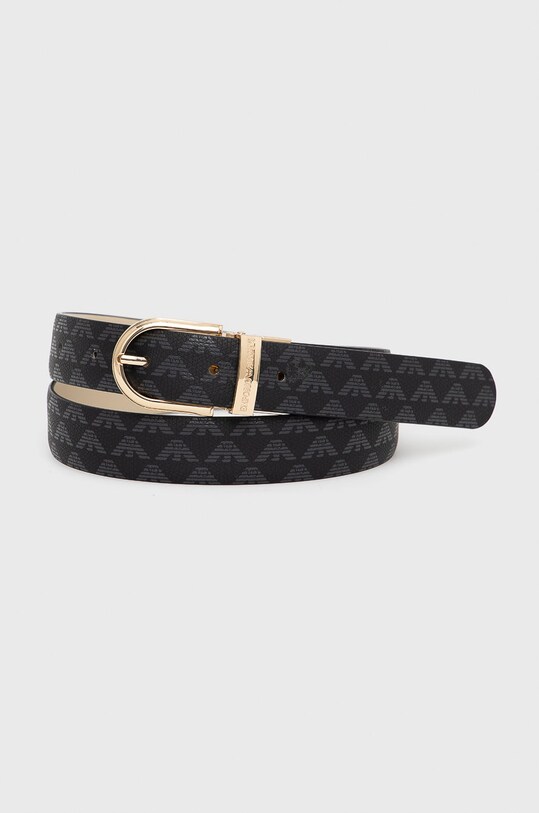 Emporio Armani curea de piele cu două fețe negru Y3I182.YFJ5A