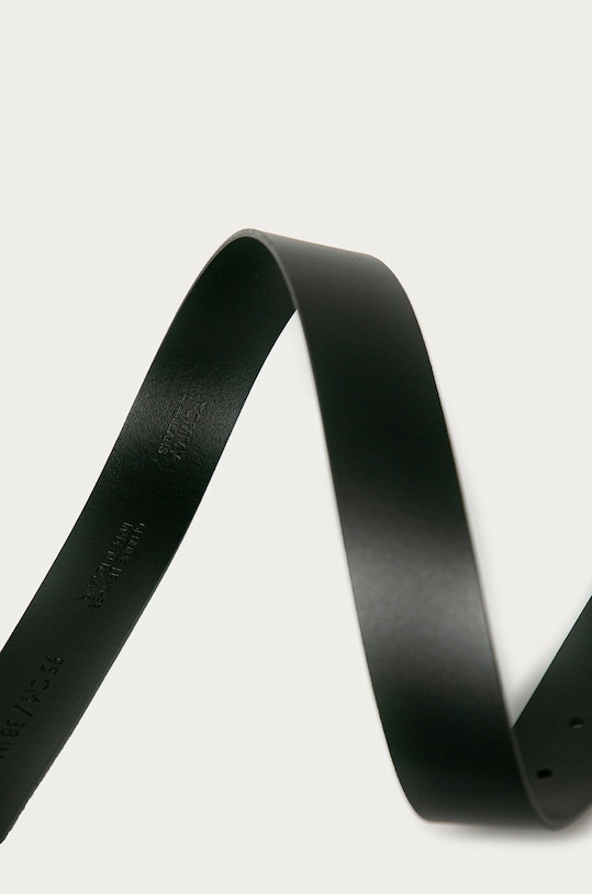 Accesorii Tommy Jeans - Curea de piele AM0AM06663 negru