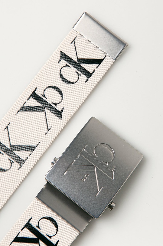 Calvin Klein Jeans - Pasek Ck One K50K505762 K50K505762 biały AW20