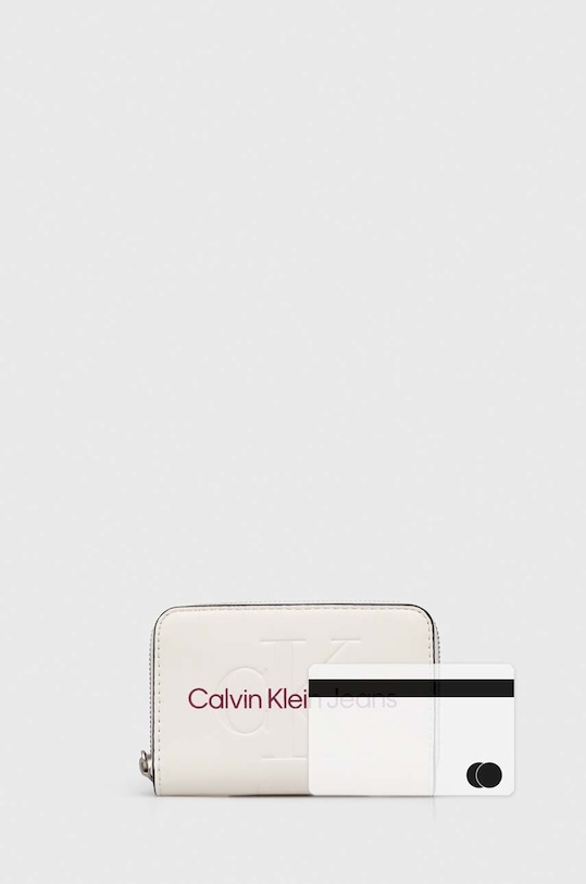 Calvin Klein Jeans portfel biały K60K607229