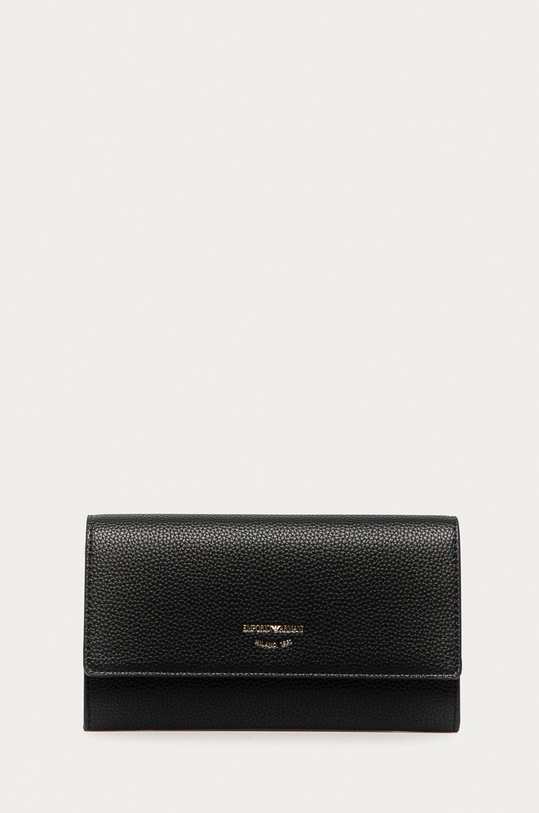 Emporio Armani - Portofel de piele piele negru Y3H170.YFW9B