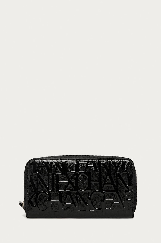 Armani Exchange - Гаманець імітація лицьової шкіри чорний 948451.CC794