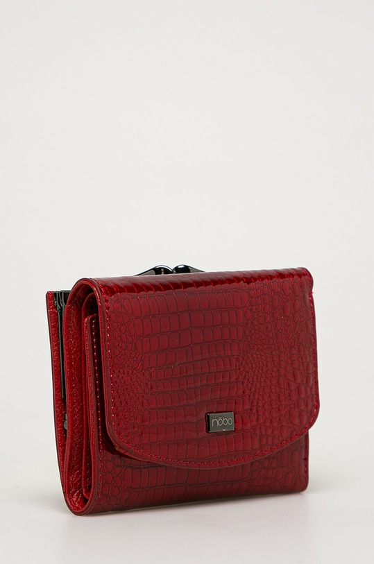 Nobo - Portofel de piele NPUR.L0020.C005 rosu AW20
