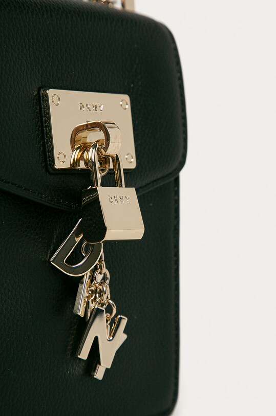 Dkny - Torebka skórzana czarny R81EH442