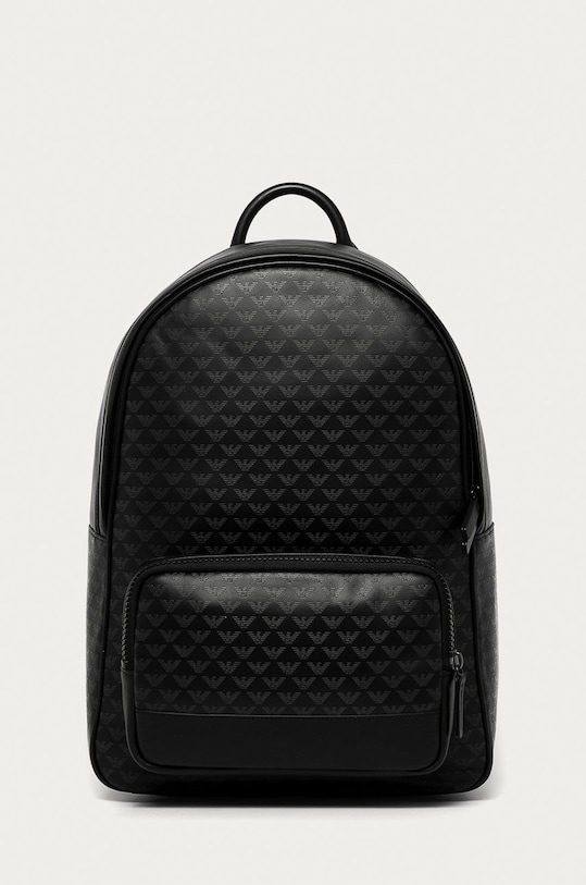 Emporio Armani - Kožený batoh přírodní kůže černá Y4O250.YTO2J