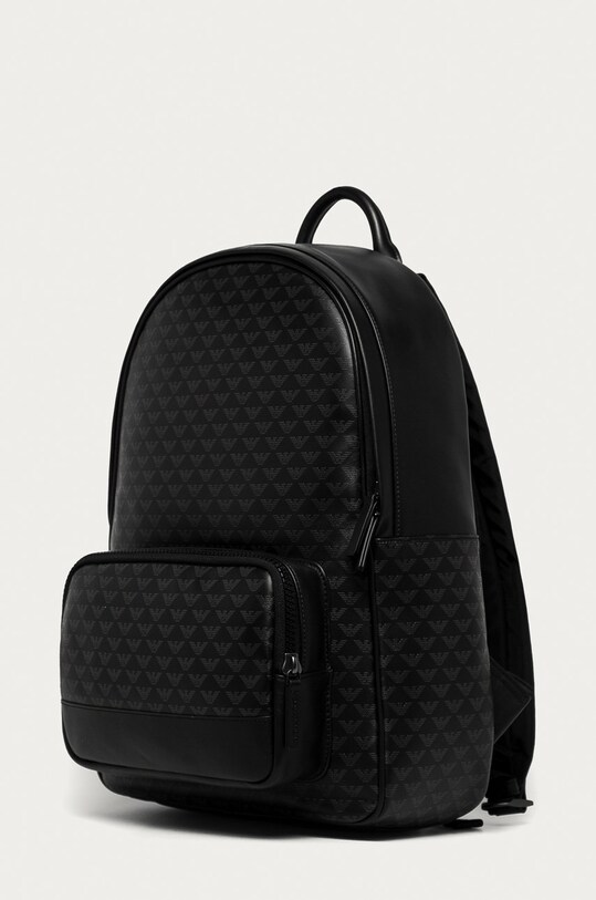 Emporio Armani - Kožený batoh Y4O250.YTO2J černá AA00