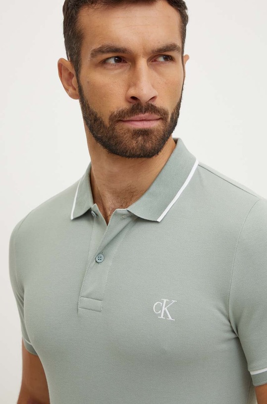 Oblečení Polo tričko Calvin Klein Jeans J30J315603 šedá