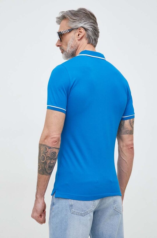 Polo tričko Calvin Klein Jeans modrá J30J315603