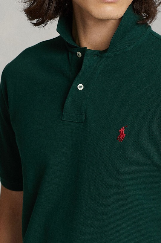 Polo Ralph Lauren polo bawełniane zielony 710782592015