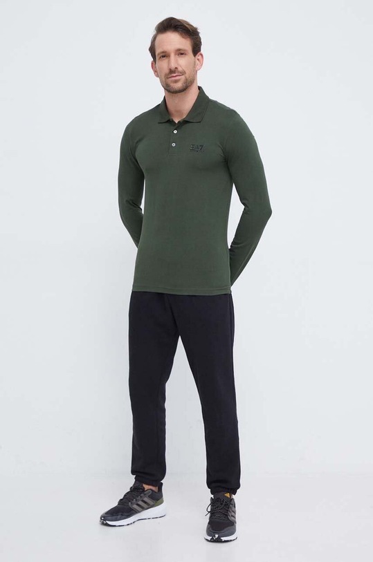 EA7 Emporio Armani longsleeve 8NPF05.PJM5Z zielony AA00