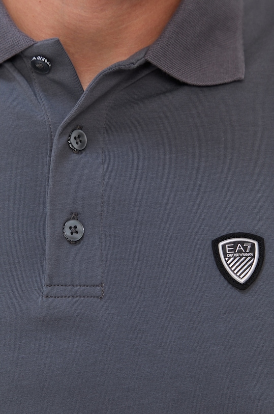 Tričko s dlhým rukávom EA7 Emporio Armani 8NPF95.PJ03Z sivá