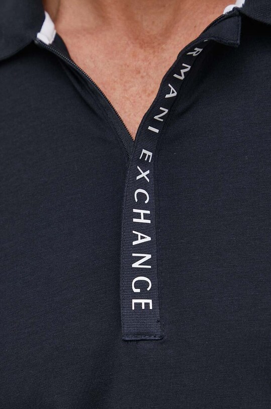 Armani Exchange polo 8NZF71.ZJH2Z granatowy
