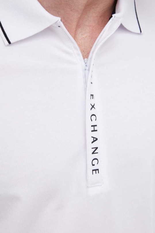 Поло Armani Exchange 8NZF71.ZJH2Z білий