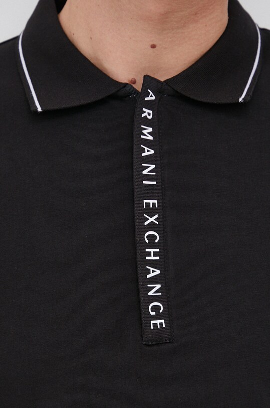 Поло Armani Exchange 8NZF71.ZJH2Z чорний