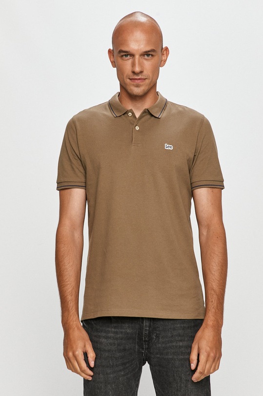 Lee - Tricou Polo regular verde L61ARLNG
