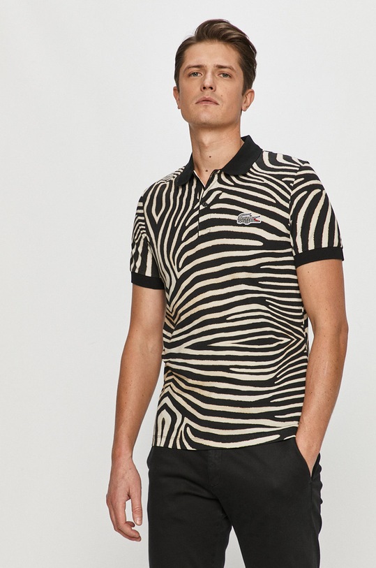 Lacoste - Polo x National Geographic PH6285 regular czarny PH6285