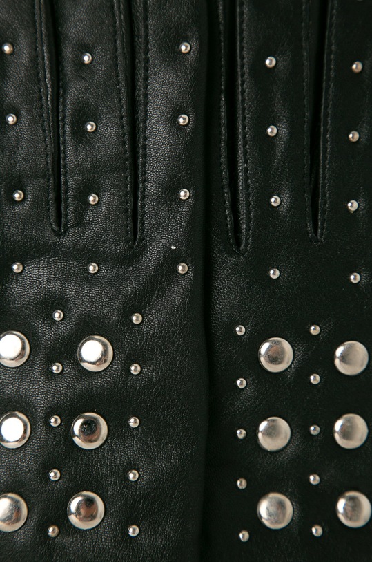 Pepe Jeans - Rękawiczki skórzane Aurora PL080137 czarny AW20