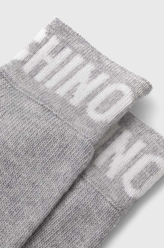 Μάλλινα γάντια Moschino M2357.65232 γκρί AW25