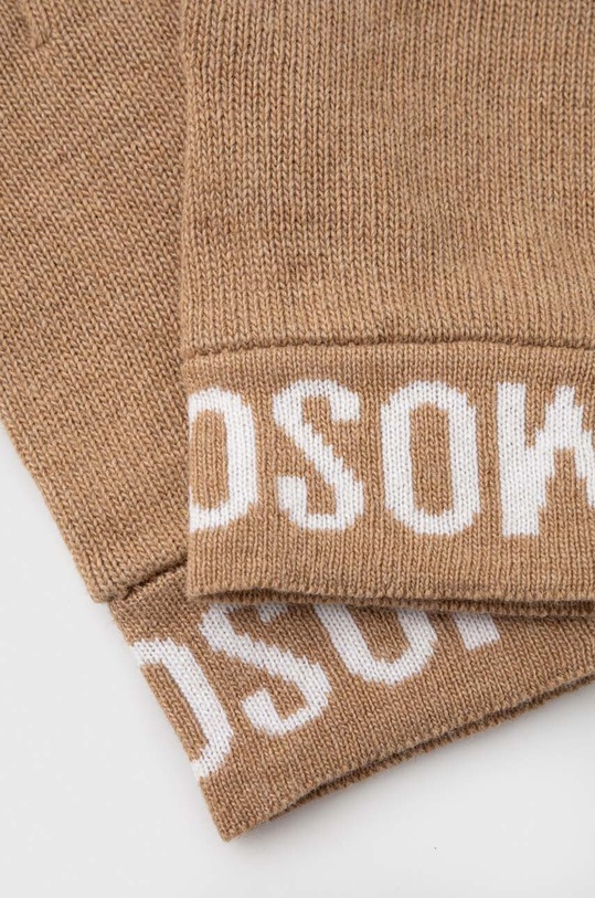 Moschino gyapjú kesztyű M2357.65232 bézs AW25