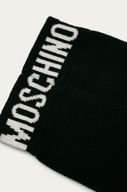 Moschino manusi de lana M2357.65232 negru AW24