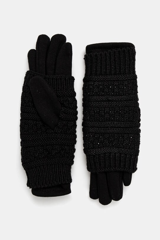 Morgan - Перчатки аппликация чёрный 182.5MOUFY.W