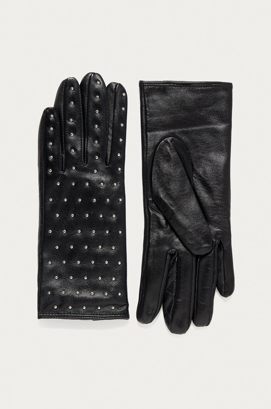 Morgan - Rukavice imitácia kože čierna 202.5POINTI