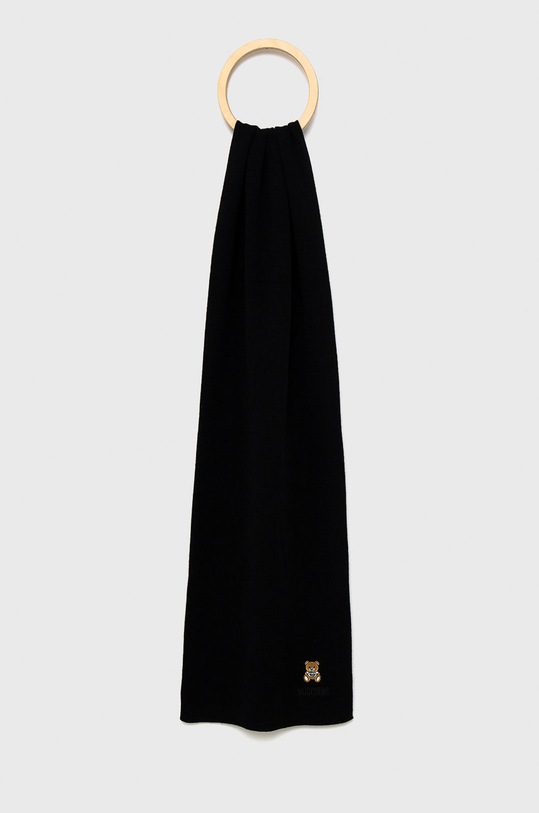 Moschino - Szalik dzianina czarny M2095.30620