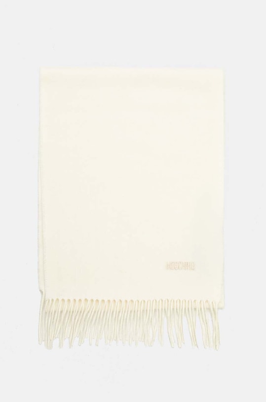 Moschino szalik wełniany M5165.50092 beżowy AW25