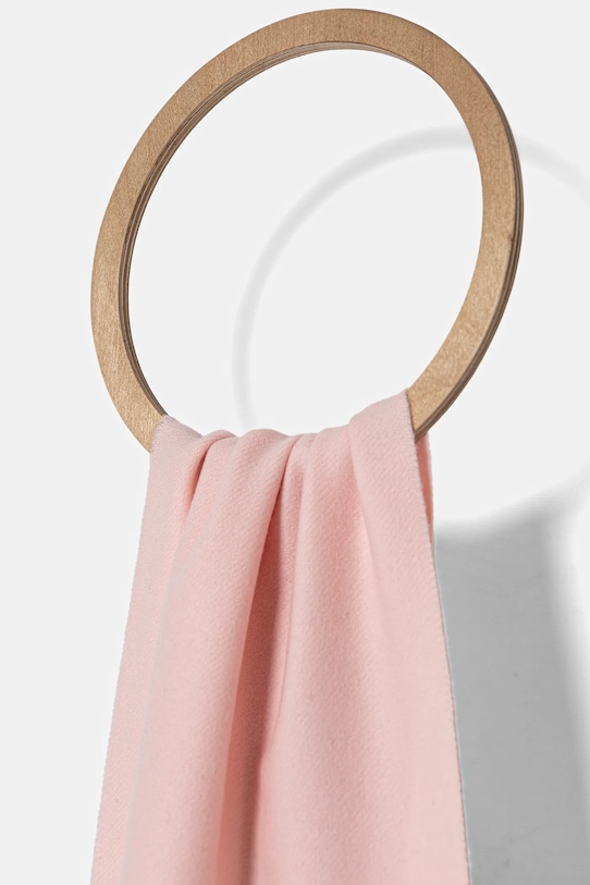 Moschino szalik wełniany M5165.50092 różowy AW25